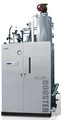 Паровые котлы BOOSTER BSS (1000–3000) — HGD (газ/жидкое топливо) с экономайзером
