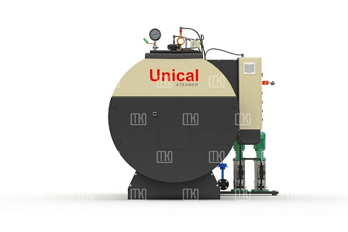 Паровые котлы UNICAL WIESBERG BAHR UNO производительностью от 140 кг/ч - 4000 кг/ч