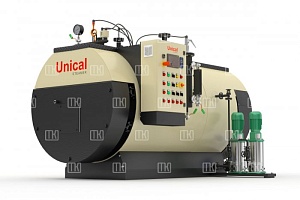 Паровые котлы UNICAL WIESBERG BAHR UNO производительностью от 140 кг/ч - 4000 кг/ч