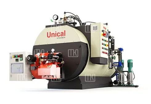 Паровые котлы UNICAL WIESBERG BAHR 12 производительностью от 300 кг/ч - 6000 кг/ч